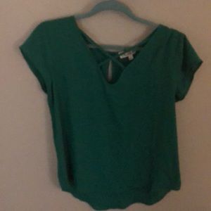 Green blouse